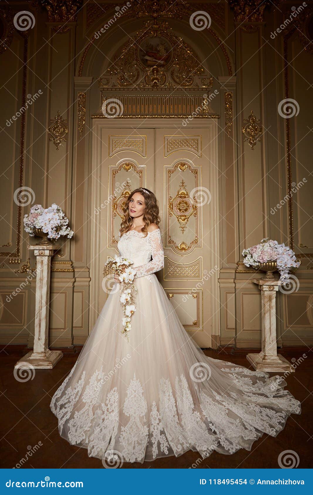 baroque wedding dress