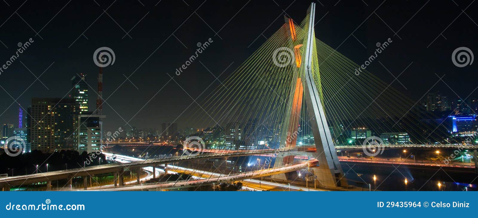 beautiful bridge in sao paulo