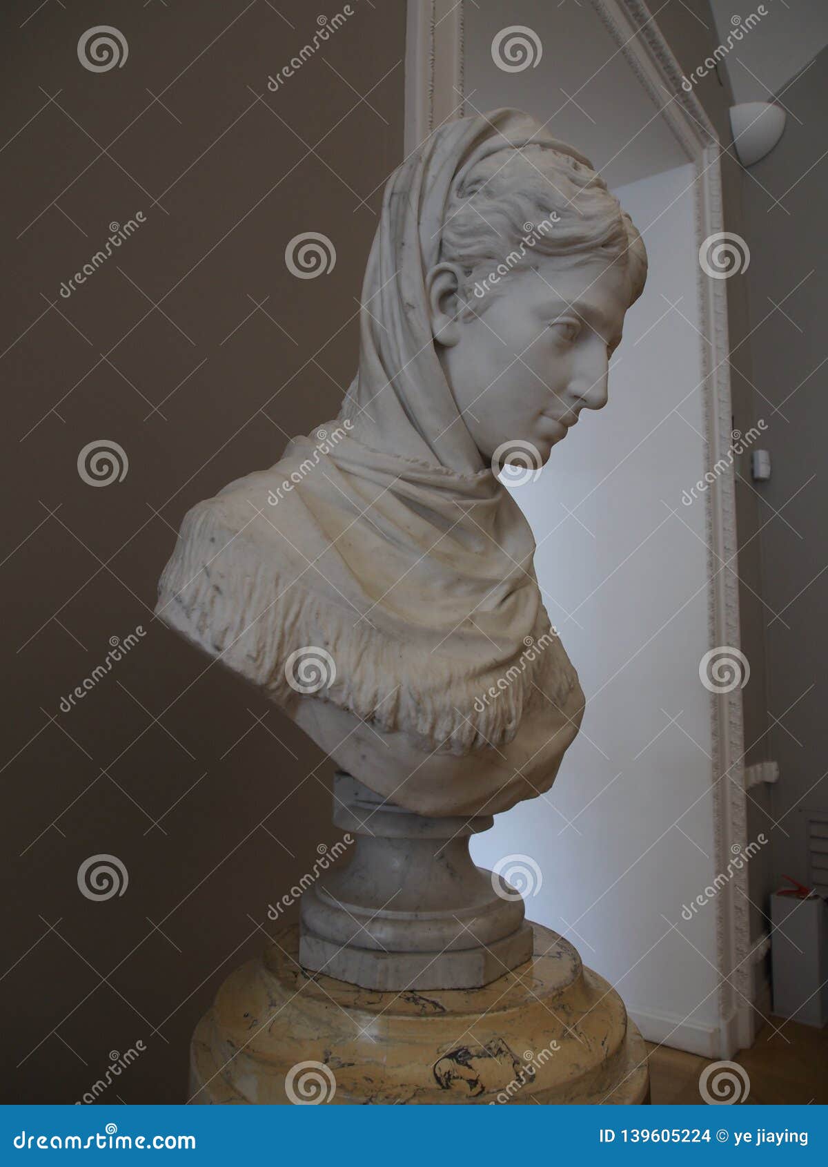 A Beautiful, Brilliant Statue of a Woman Editorial Stock Image Image