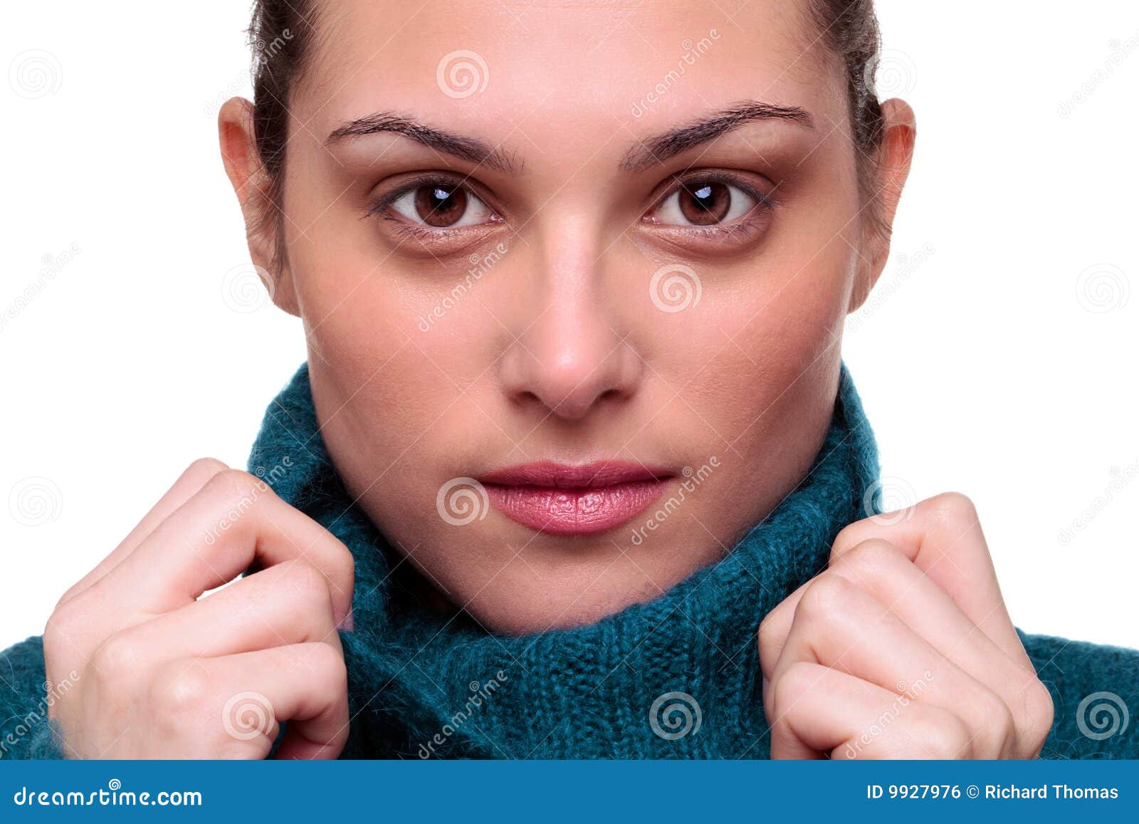 Beautiful with Brown Eyes Portrait Stock Photo Image of