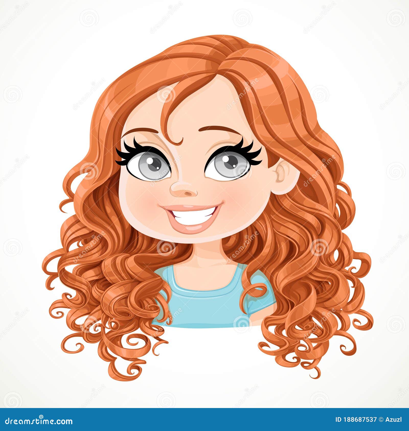 Cartoon Girl Brown Curly Hair Stock Illustrations – 1,873 Cartoon Girl  Brown Curly Hair Stock Illustrations, Vectors & Clipart - Dreamstime