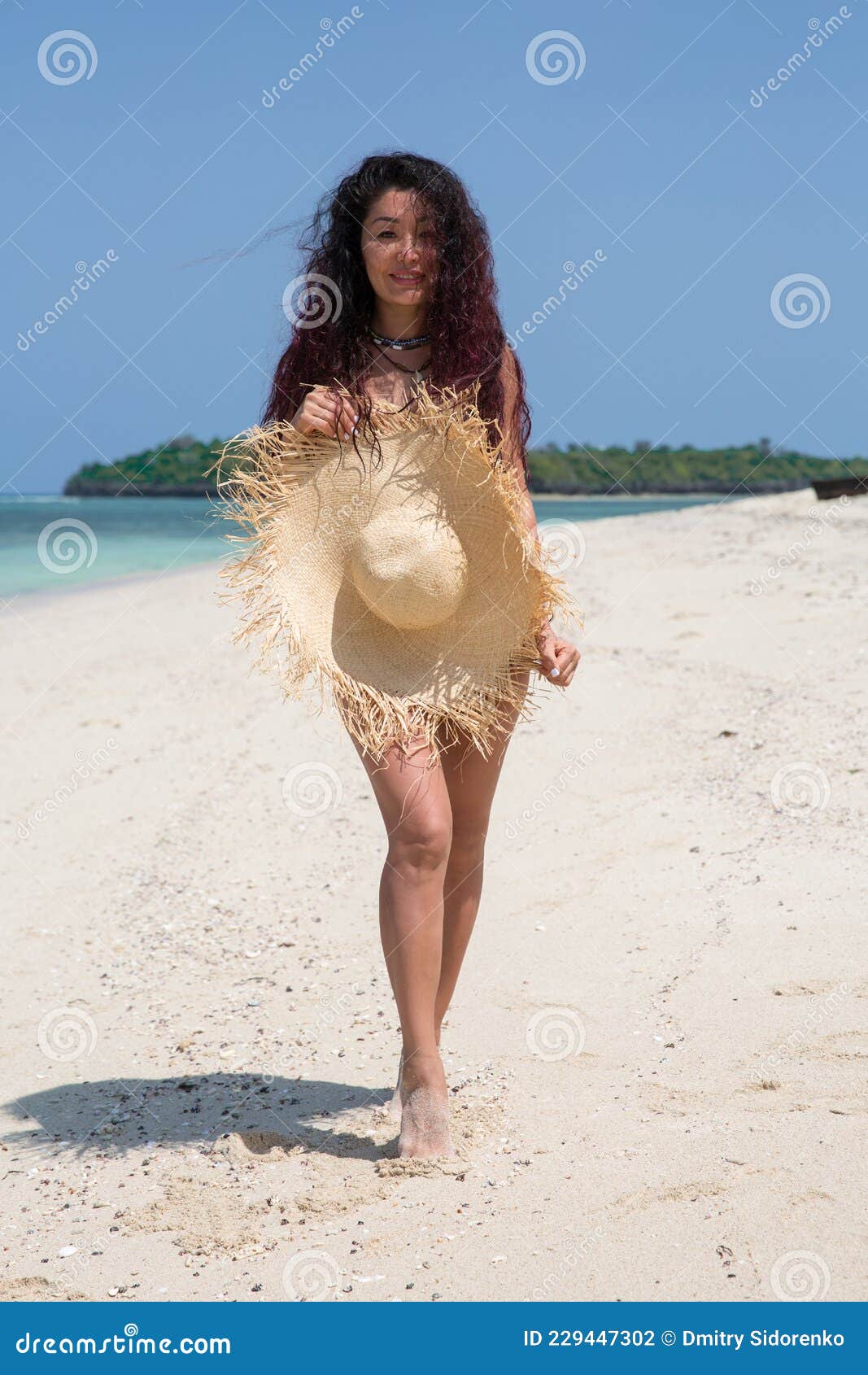 Naked Girl On The Beach