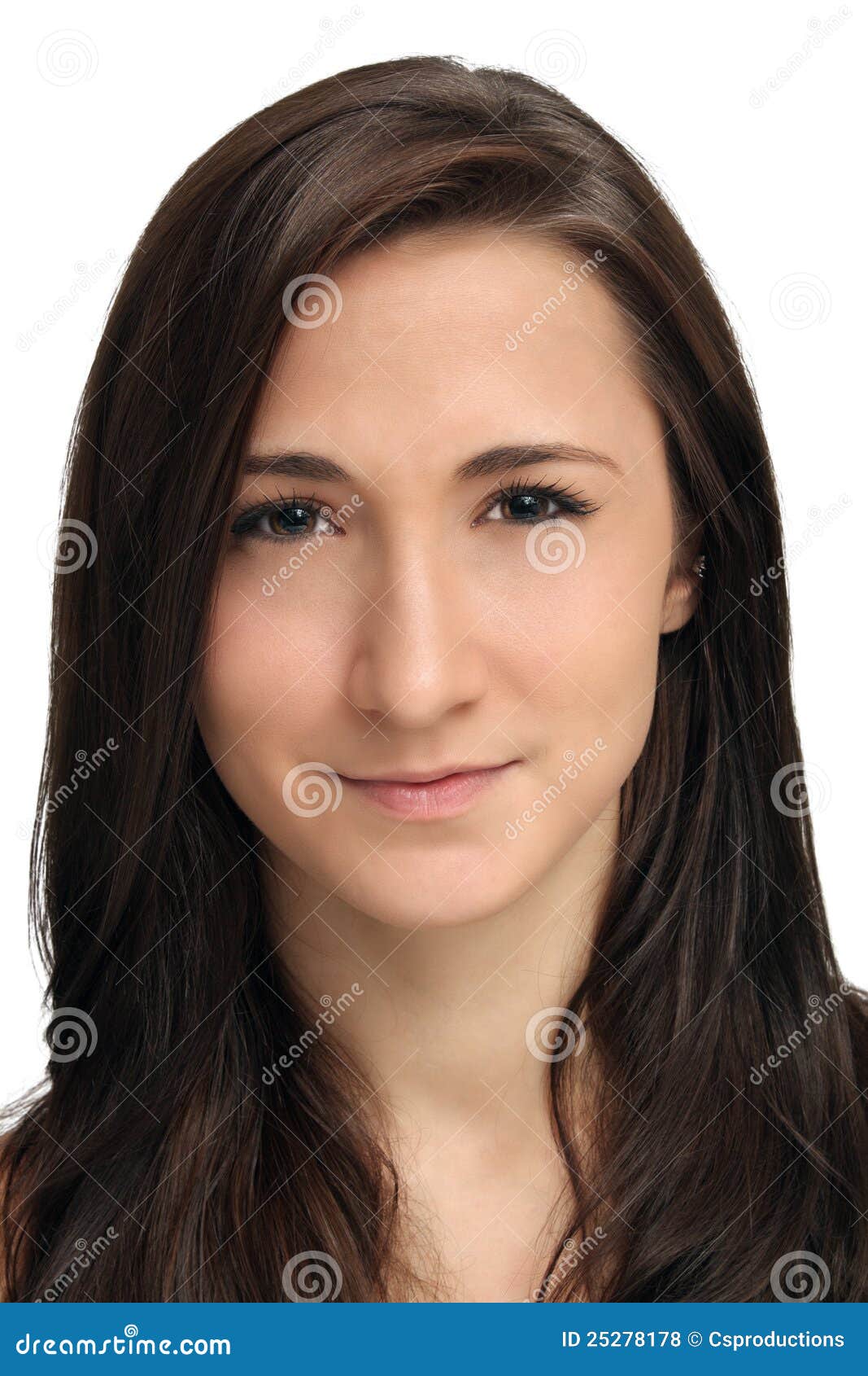 Beautiful Headshot Stock Photo Image of youthful, feminine