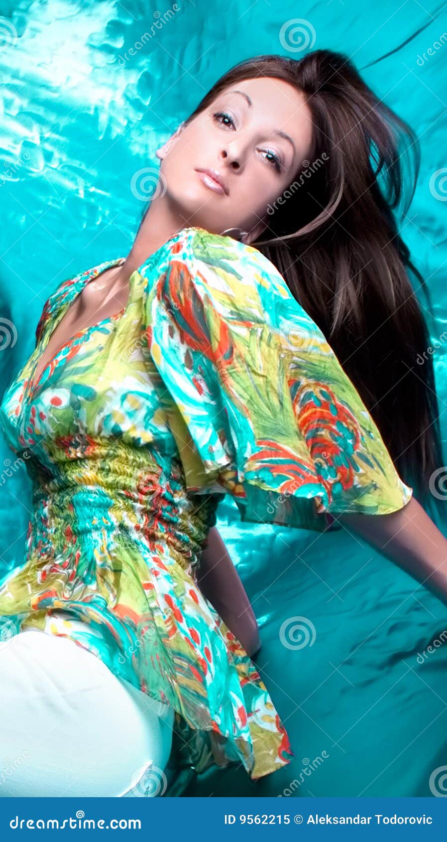 Beautiful Brunette Posing Stock Image Image Of Female