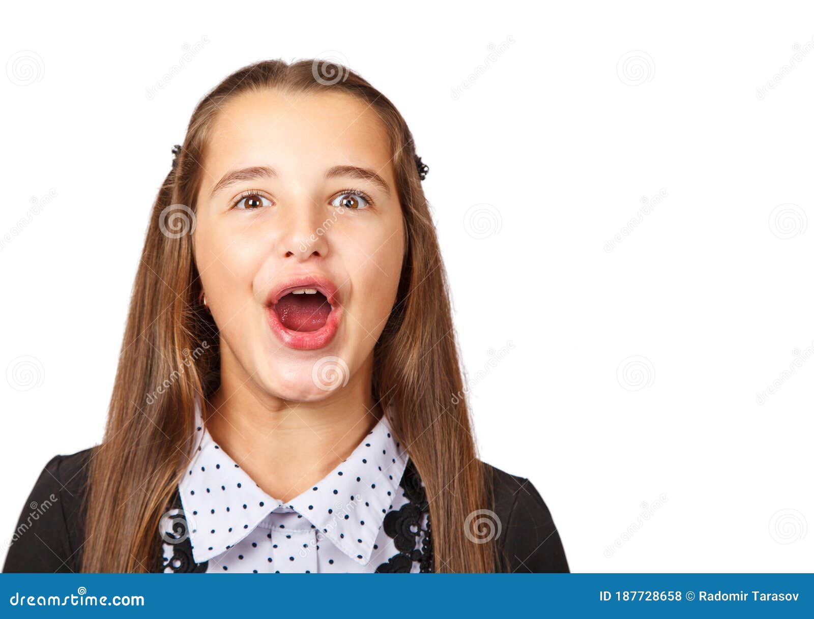 Teen Girl Making Funny Faces Fooling Around Stock Photo - Image of  expression, lovely: 187728658