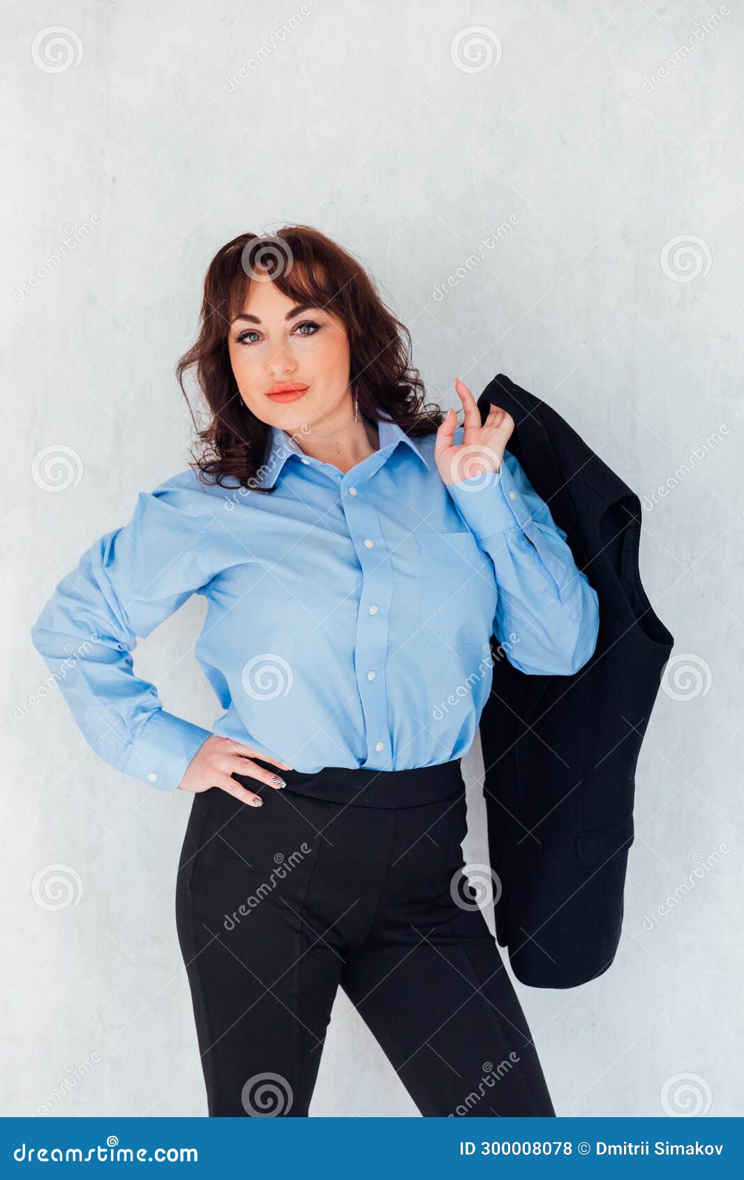 Beautiful Business Woman in Formal Business Suit Stock Photo - Image of ...