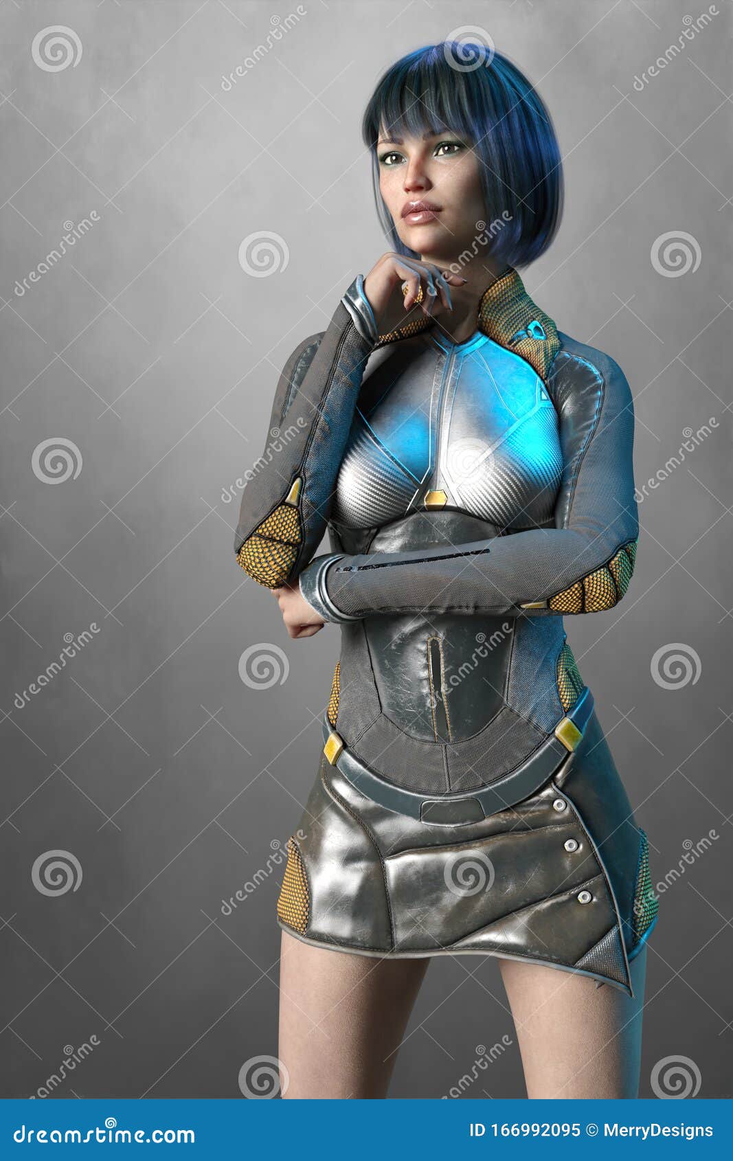 futuristic outfit female