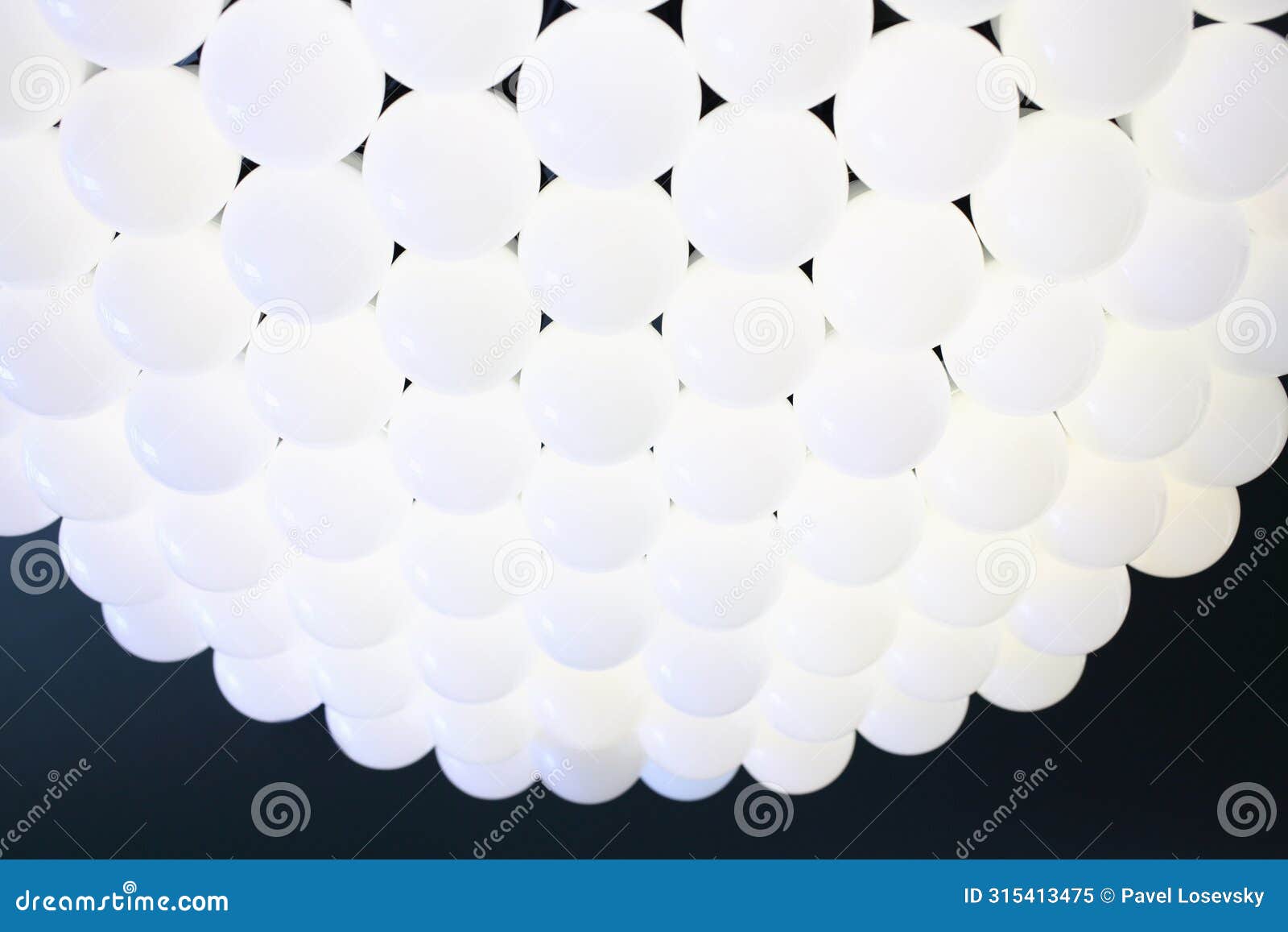 beautiful chandelier composed of a plurality of