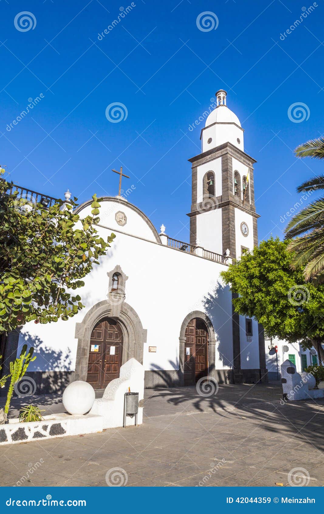 the beautiful church of san ginÃÂ©s in arrecife, lanzarote