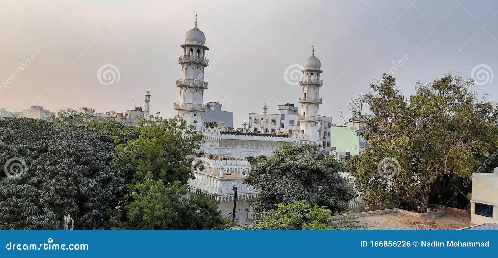 Beautiful City Mosque Masjid for Wallpaper Editorial Photo - Image of  garden, lovely: 166856226