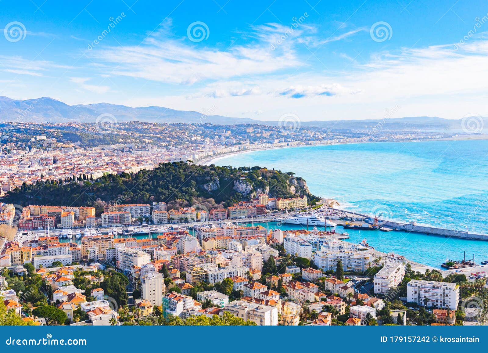 Beautiful City View of Nice, France. Landscape of Harbor, Port in Nice. Cote D`Azur France Stock Photo - Image of house, resort: 179157242 Beautiful City View of Nice, France. Landscape of Harbor, Port in Nice. Cote D`Azur France Stock Photo - Image of house, resort: 179157242