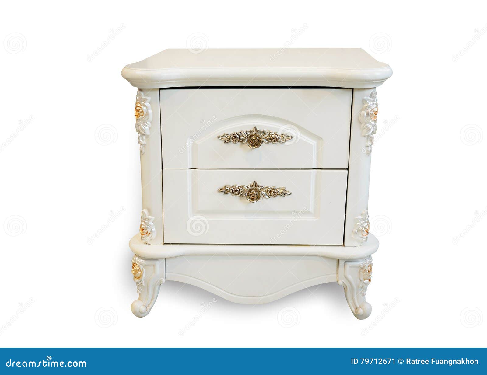 Beautiful Classic Nightstand Stock Image Image of dresser, drawer