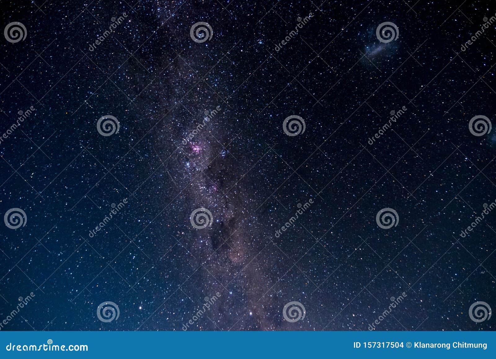 Beautiful Clear Sky With The Starry Night Stock Photo Image Of