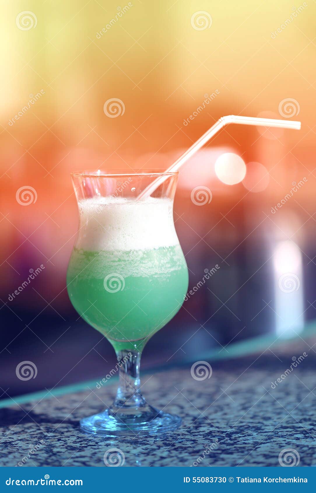 Beautiful Cocktail in the Glass Stock Photo - Image of liquid, beverage ...