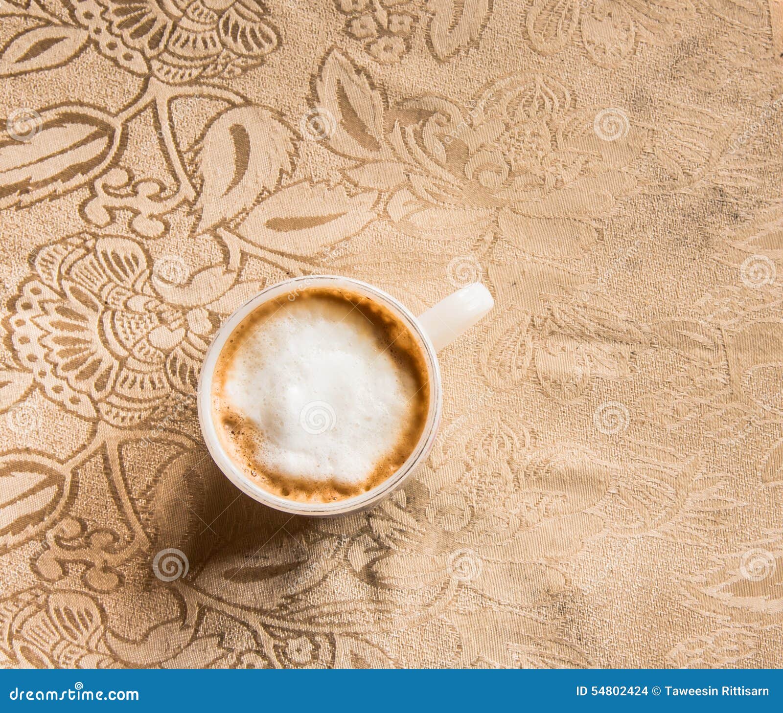 Beautiful Coffee cup stock photo. Image of desk, food 54802424