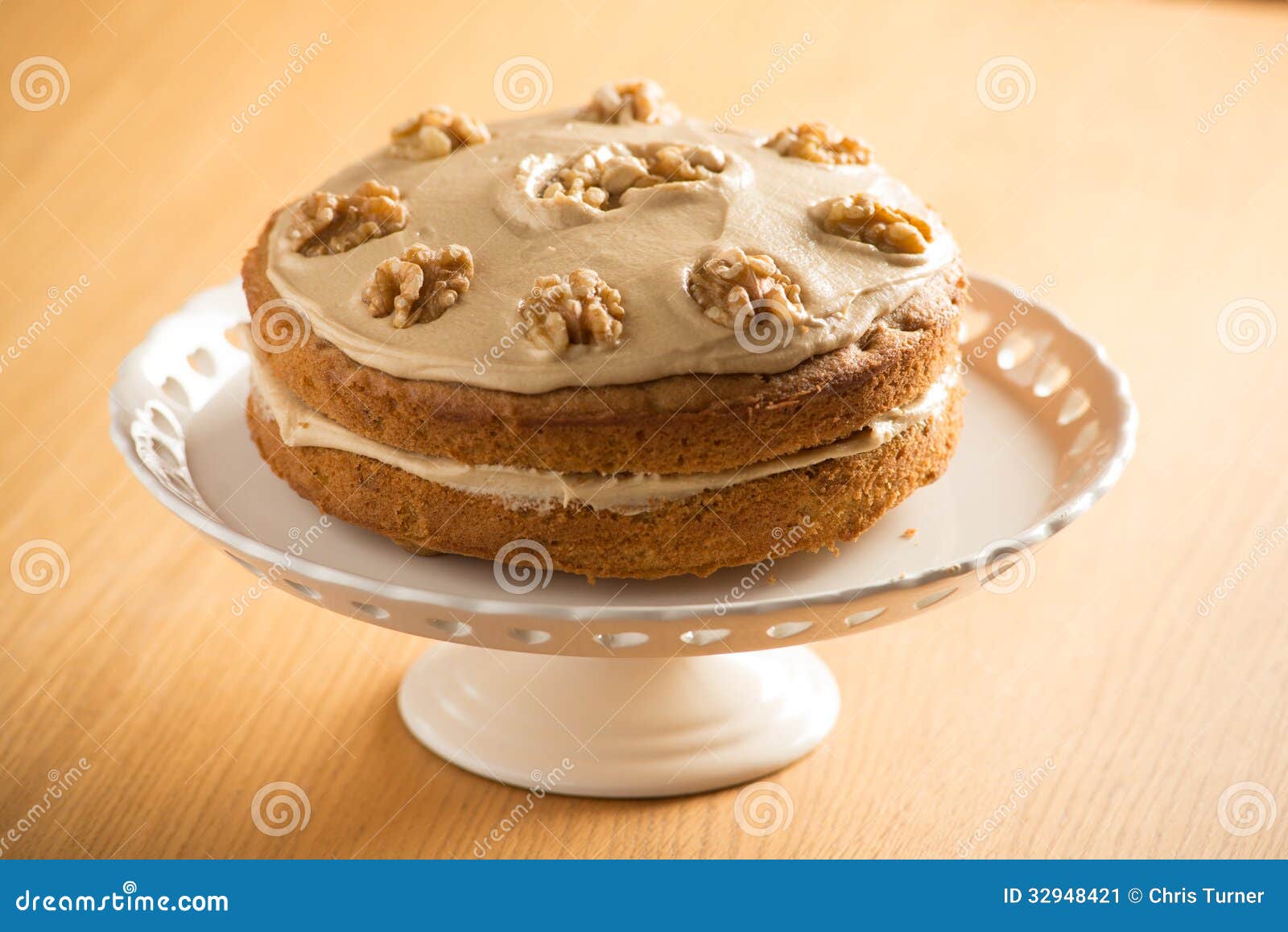 Coffee And Walnut Cake Marscapone Coffee And Walnut Cake Marscapone