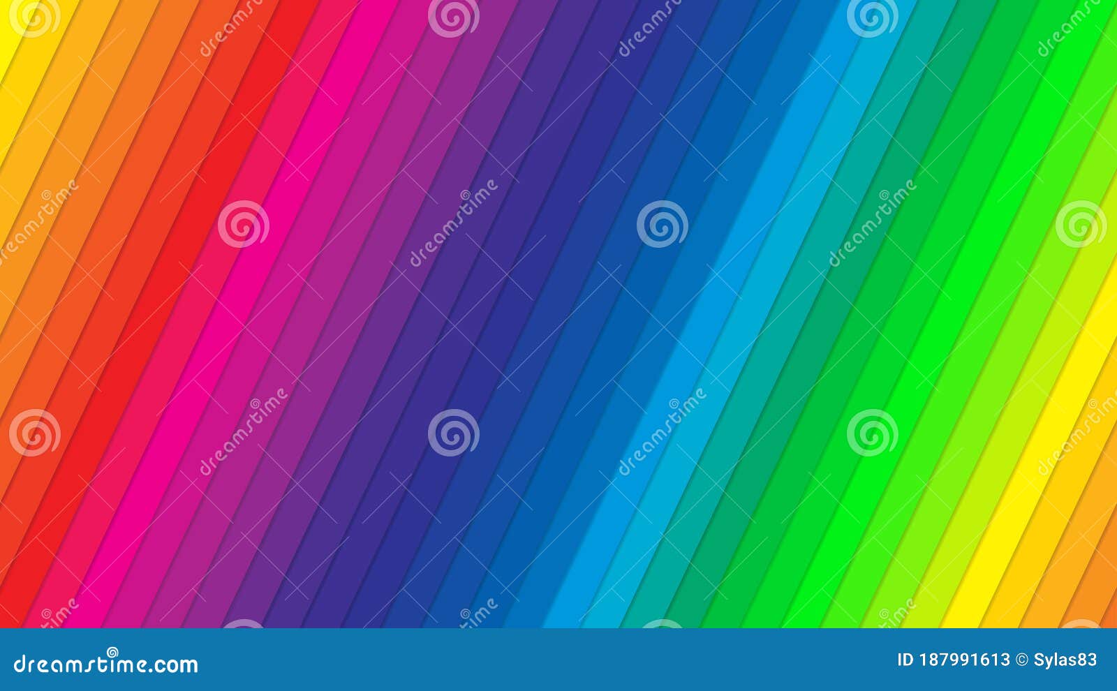 Beautiful Color Spectrum Background. Linear Color Spectrum Wallpaper with  Light Shadows. Very High Quality Stock Vector - Illustration of design,  graphic: 187991613