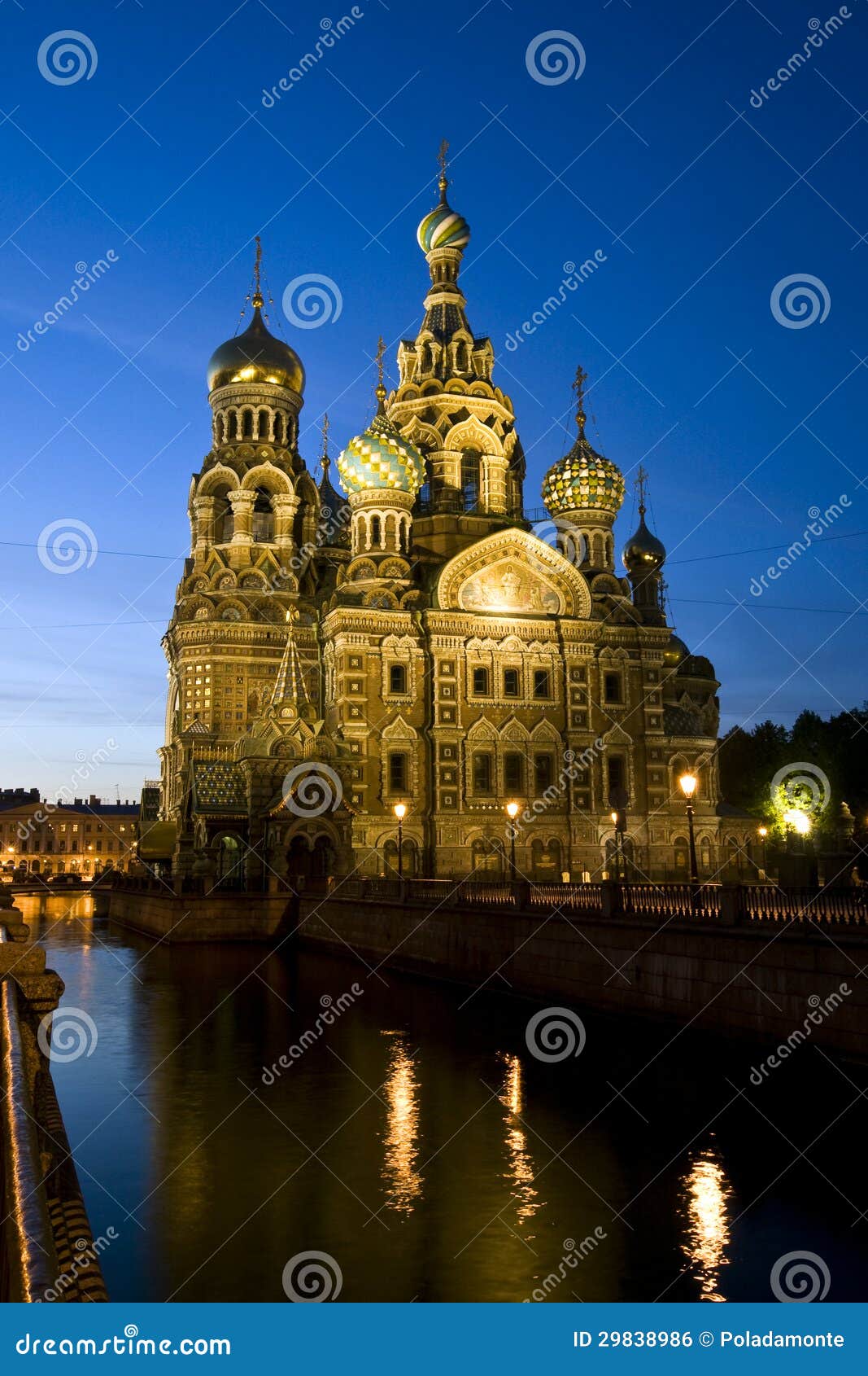 cathedral of christ the saviour in st petersburg, russia