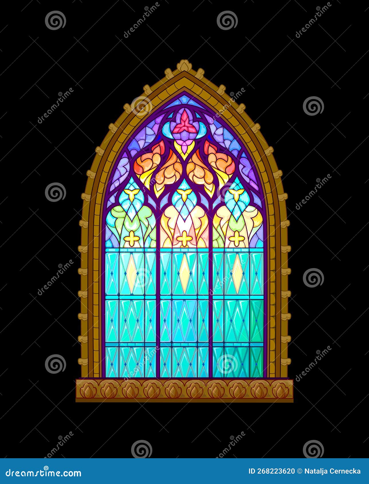 gothic period art stained glass