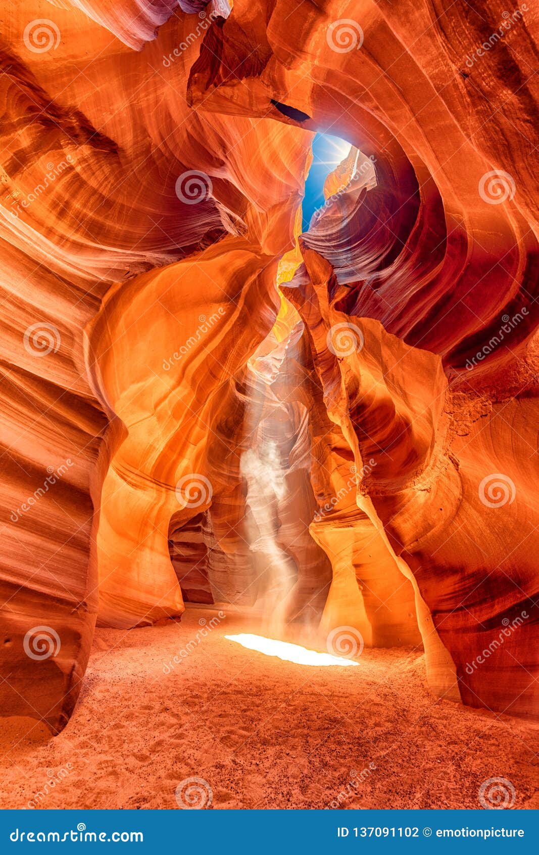 scenic, colorful and magical antelope canyon, arizona usa
