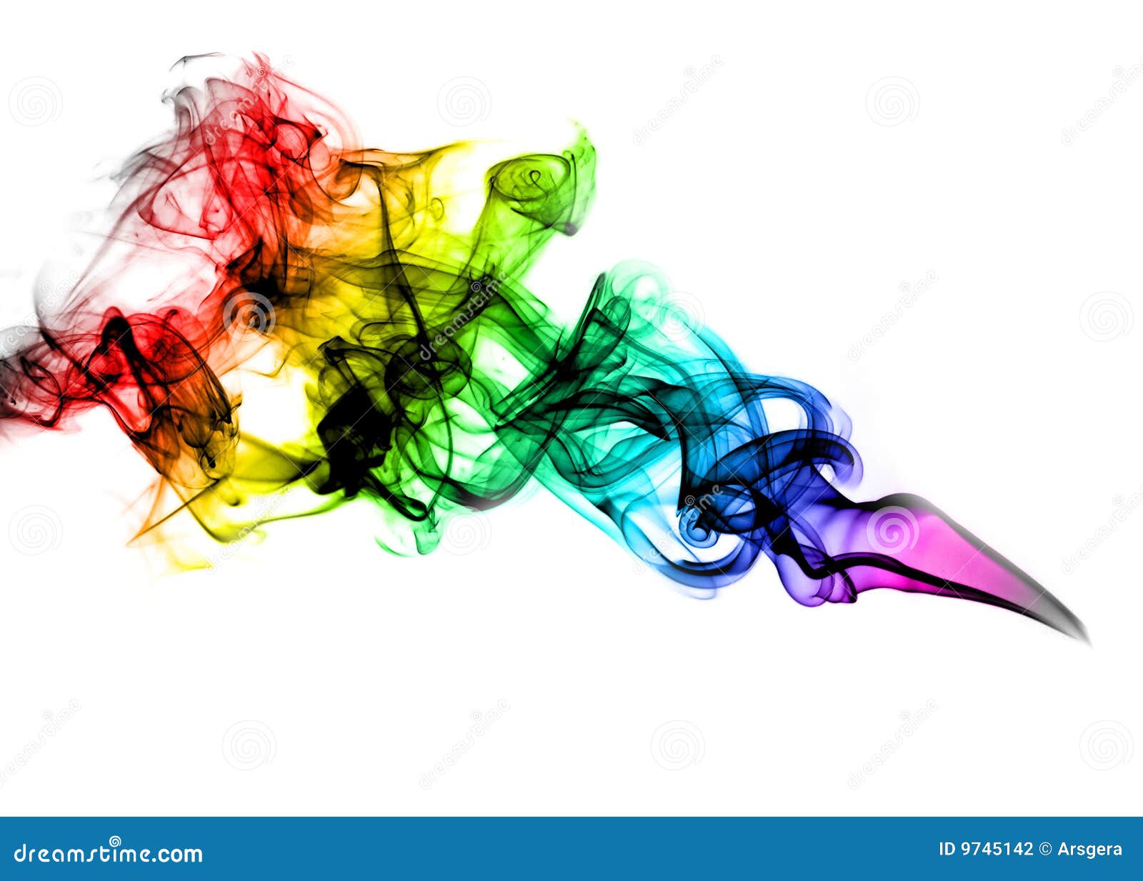 beautiful coloured smoke