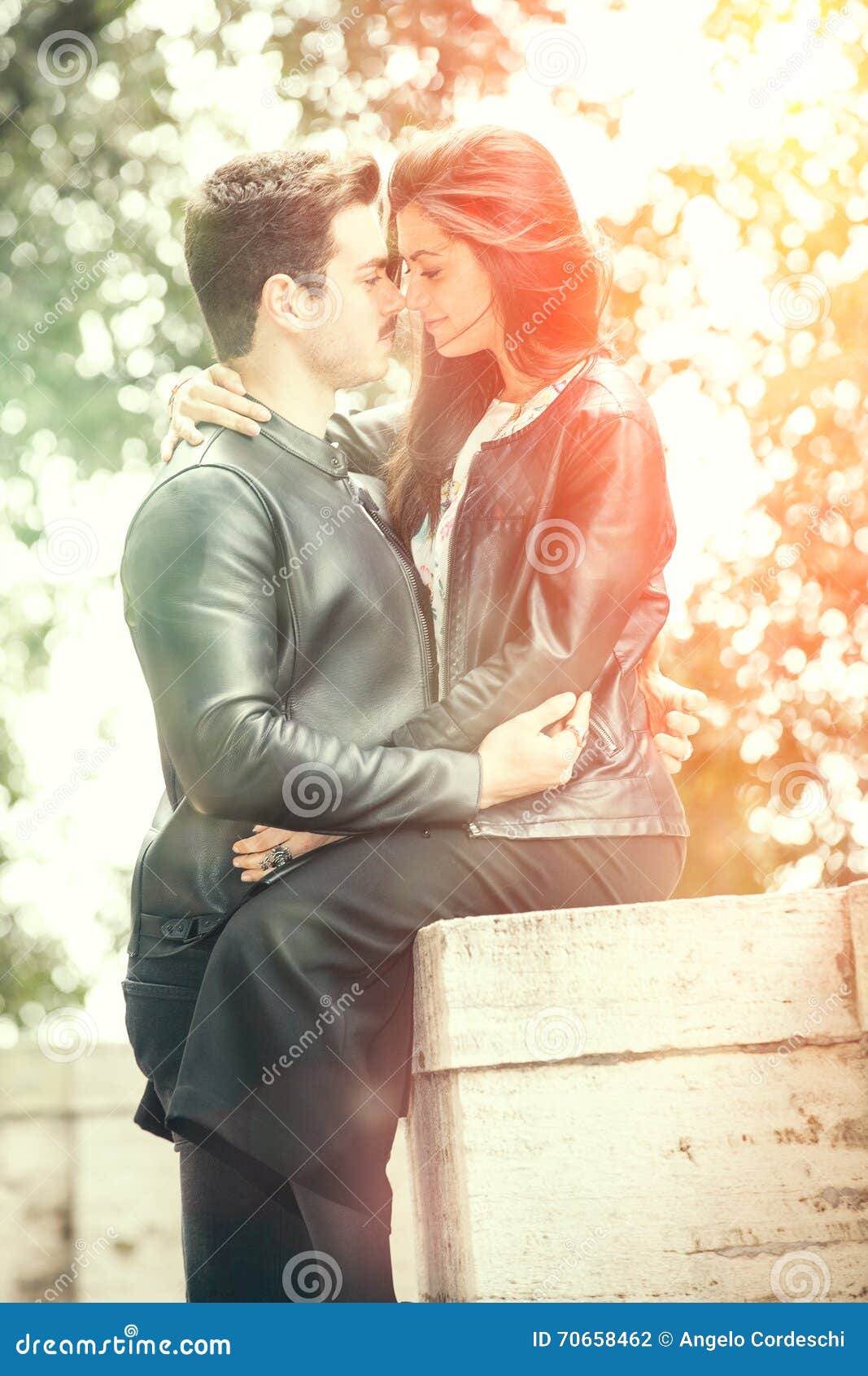 Beautiful Couple Embrace and Love. Loving Relationship and Feeling ...