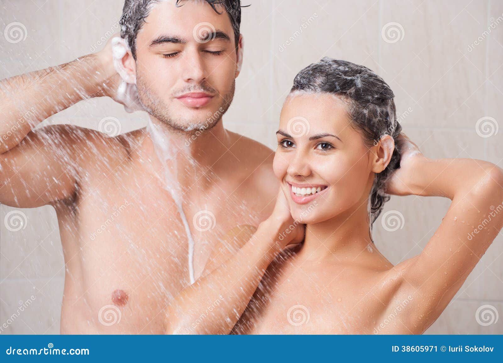 Lovely Shower Couple