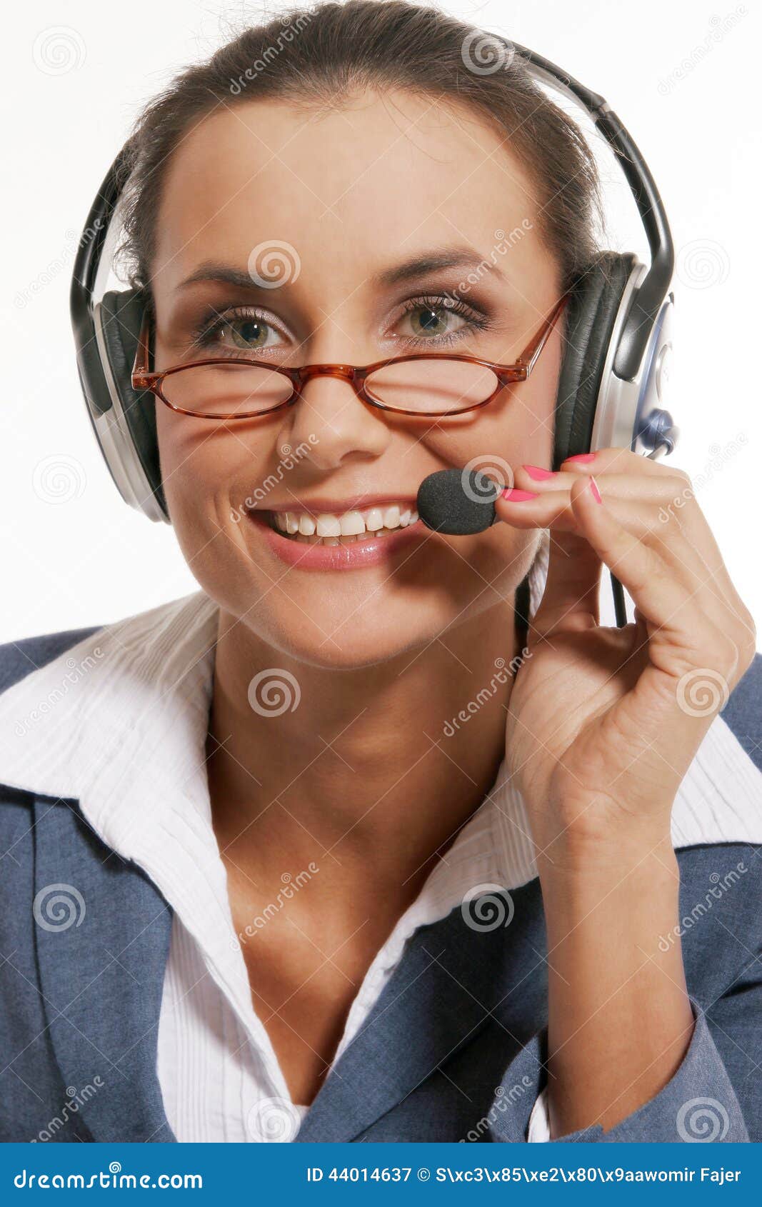 Beautiful customer support stock image. Image of desk 44014637