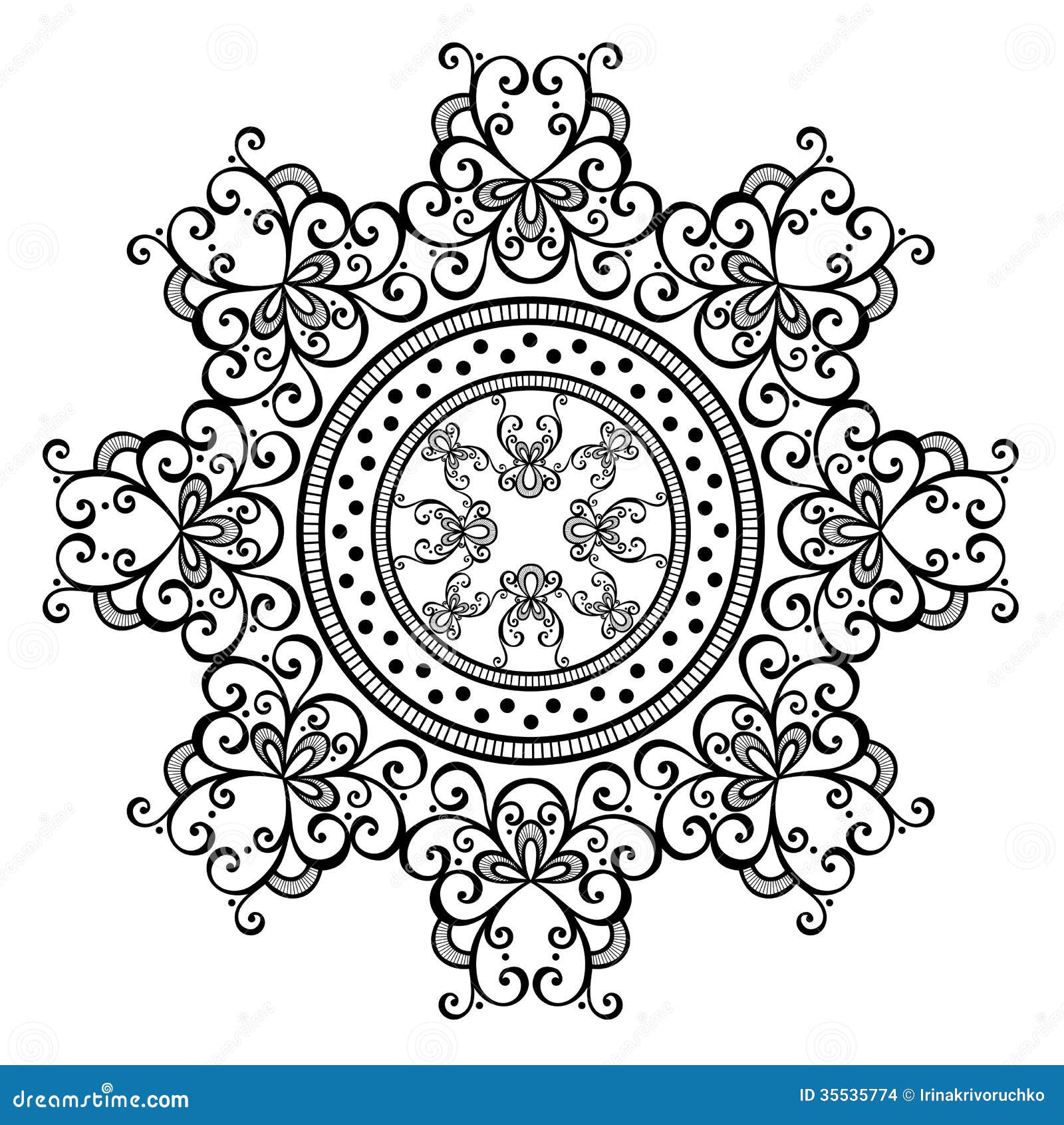 Beautiful Deco Mandala Vector