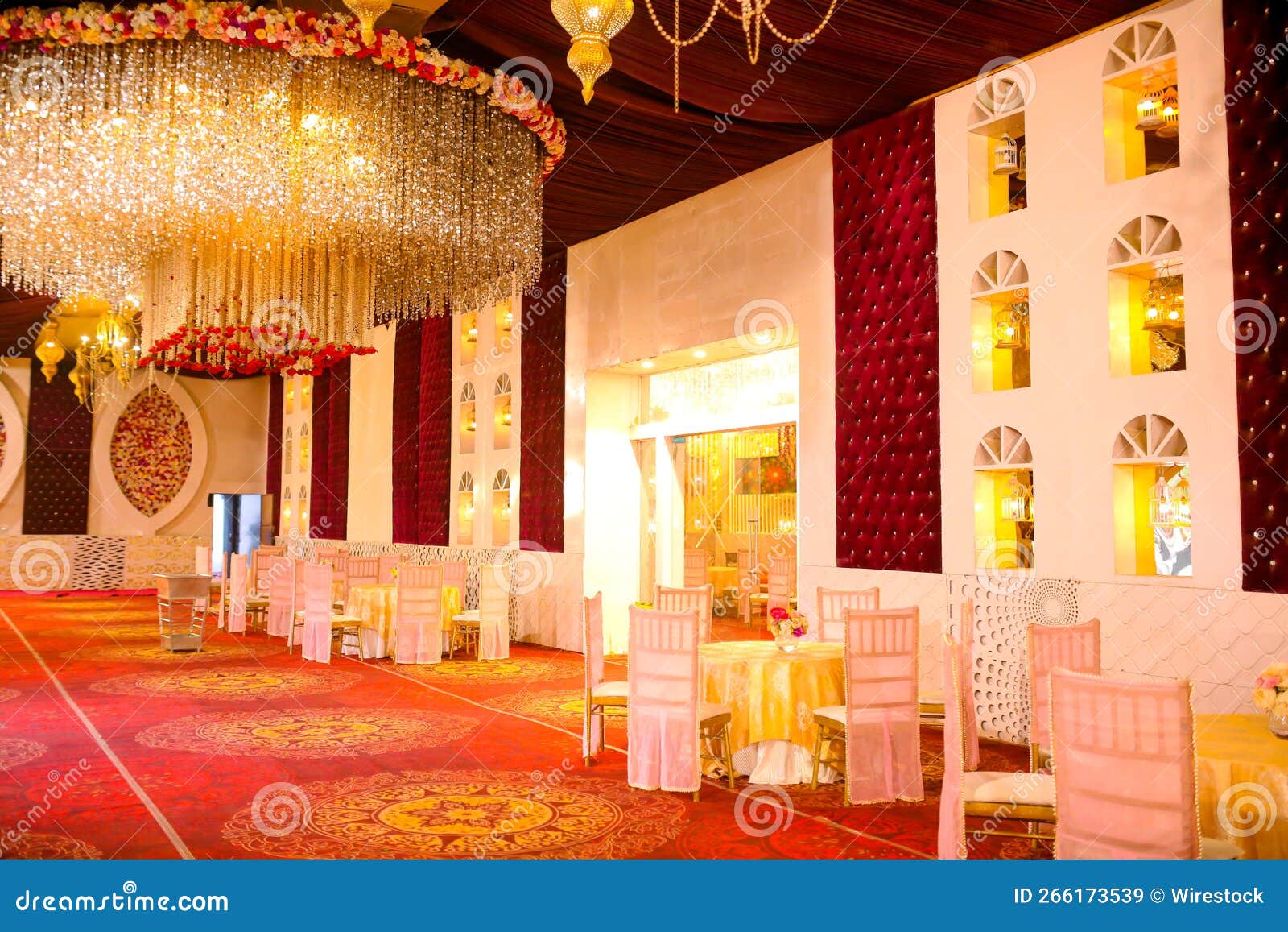 The Beautiful Decorations Cultural Program Stock Image Image of