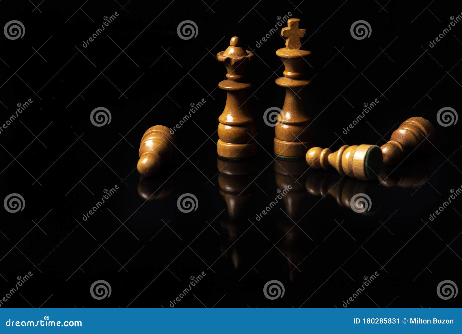 beautiful and detailed chess pieces