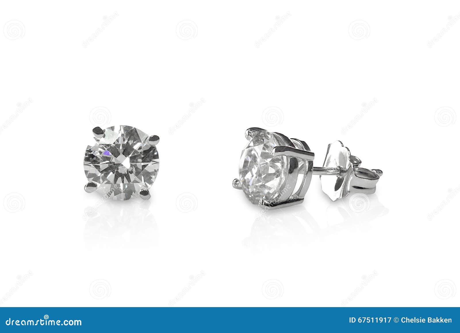 beautiful diamond stud earrings