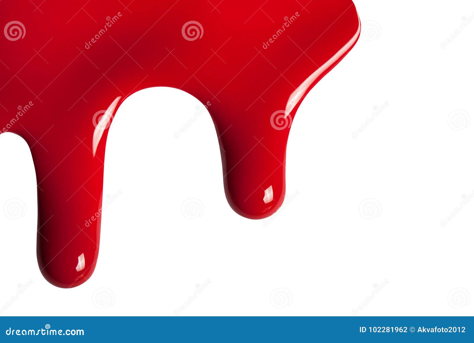 Beautiful Drip Paint Close Up. Drip Red Paint Stock Photo - Image of ...