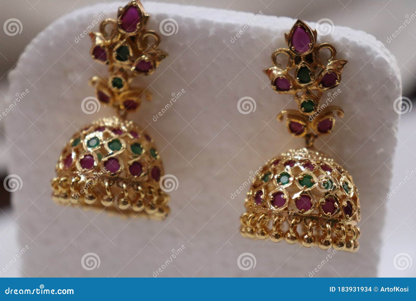 Fashion-Forward with Diamond Designer Gold Plated Earrings for Ladies –  Soni Fashion®