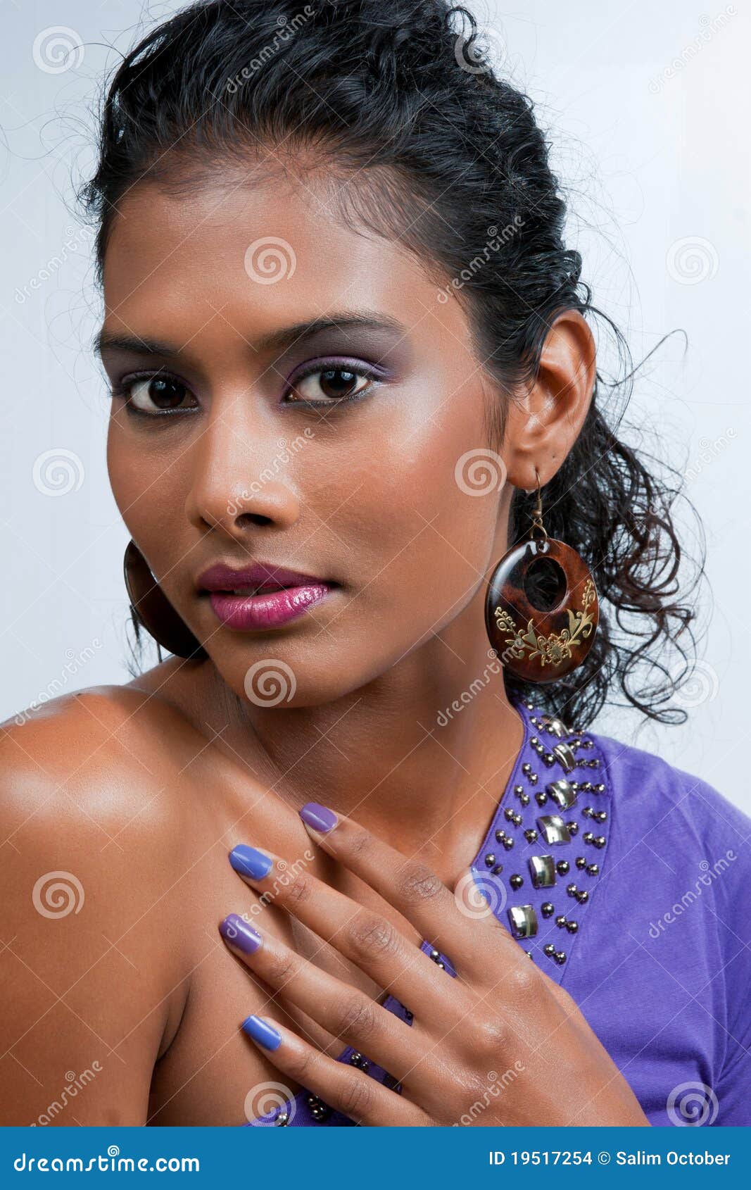 Beautiful East Indian Woman Stock Photo - Image of long, lady: 19517254