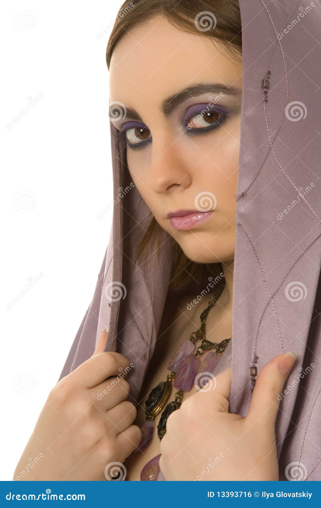 Beautiful eastern woman stock photo. Image of delight - 13393716