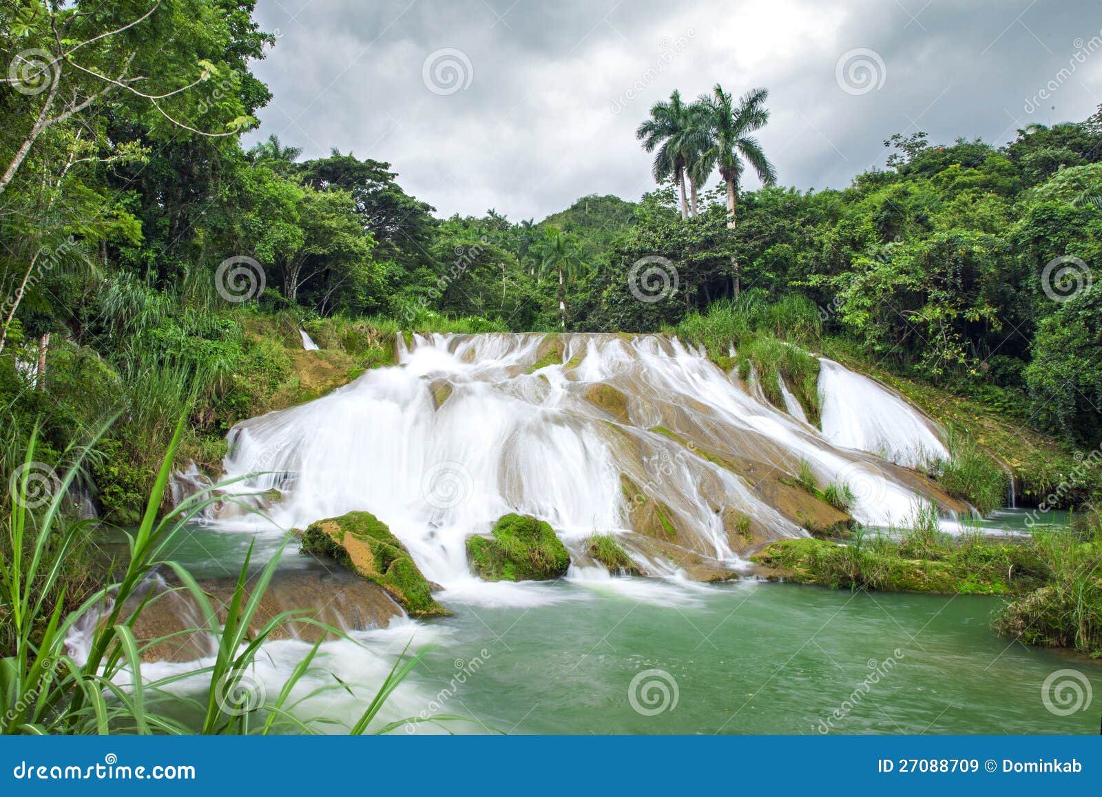 beautiful el nicho waterfall cuba