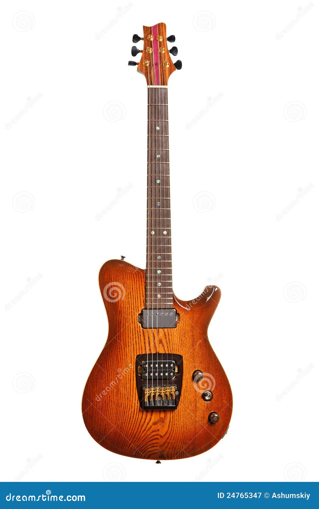 Beautiful electric guitar stock image. Image of classic 24765347