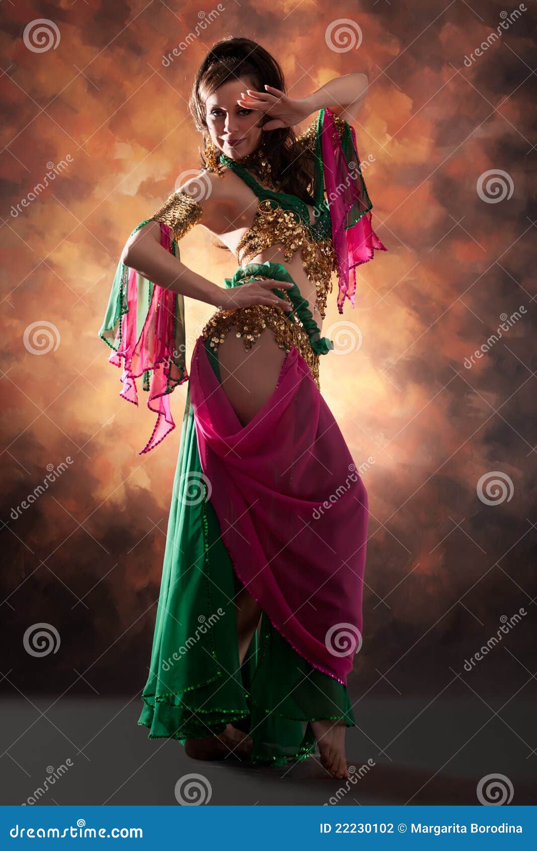 Beautiful Exotic Belly Dancer Woman Stock Photography - Image: 22230102