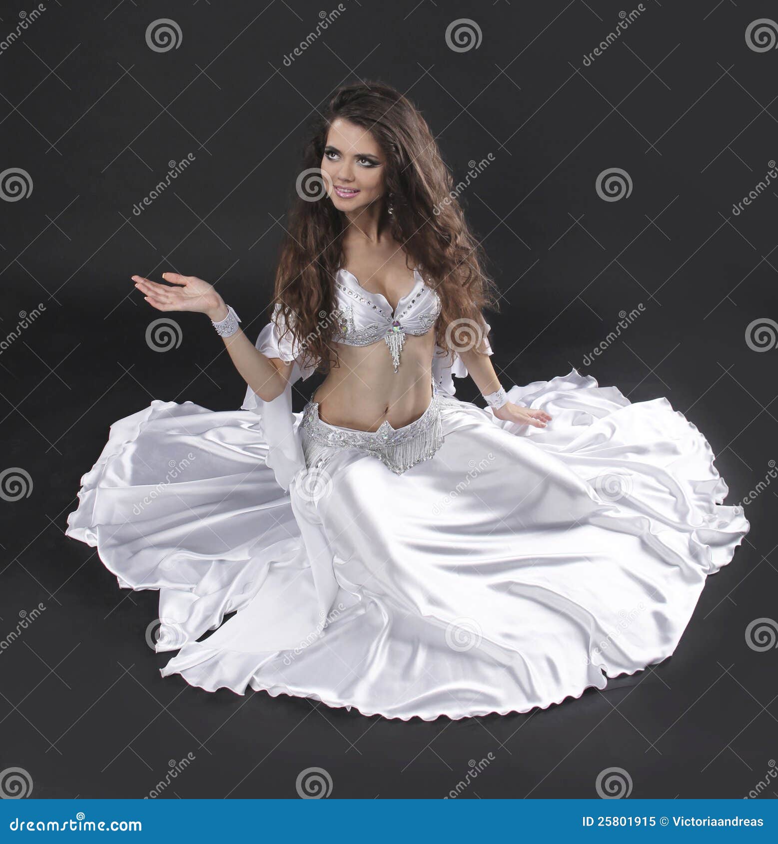 Beautiful Exotic Belly Dancer Woman Stock Image Image Of