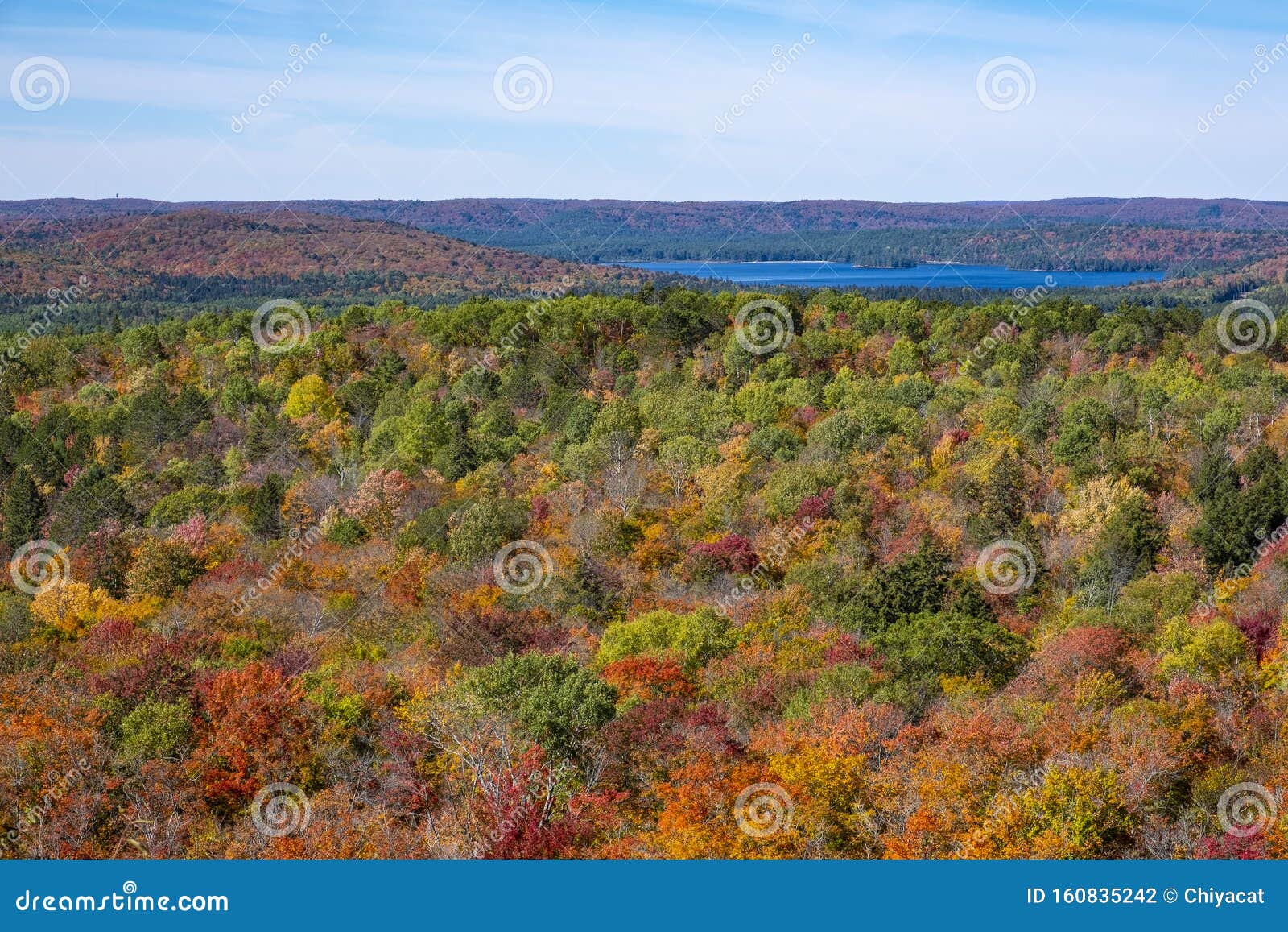 beautiful fall colors and vistas seen from centennial ridges hiking trail #1