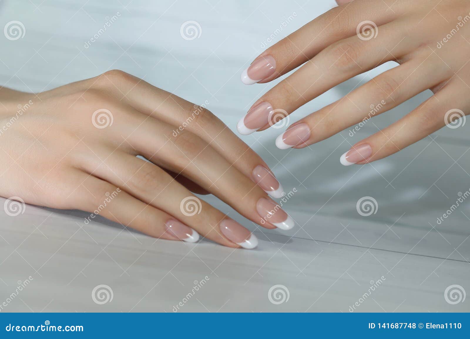 Beautiful Female Hands. Beautiful Hands with Perfect Nails Stock ...