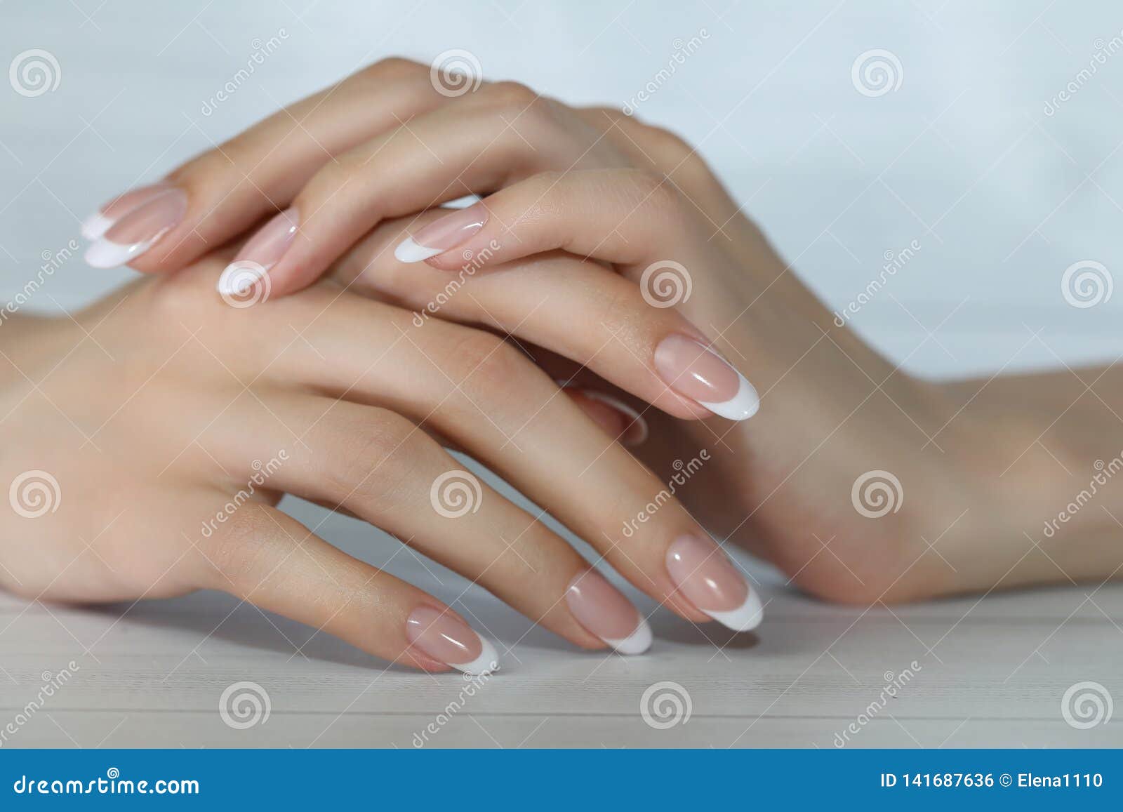 Beautiful Female Hands. Beautiful Hands with Perfect Nails Stock ...