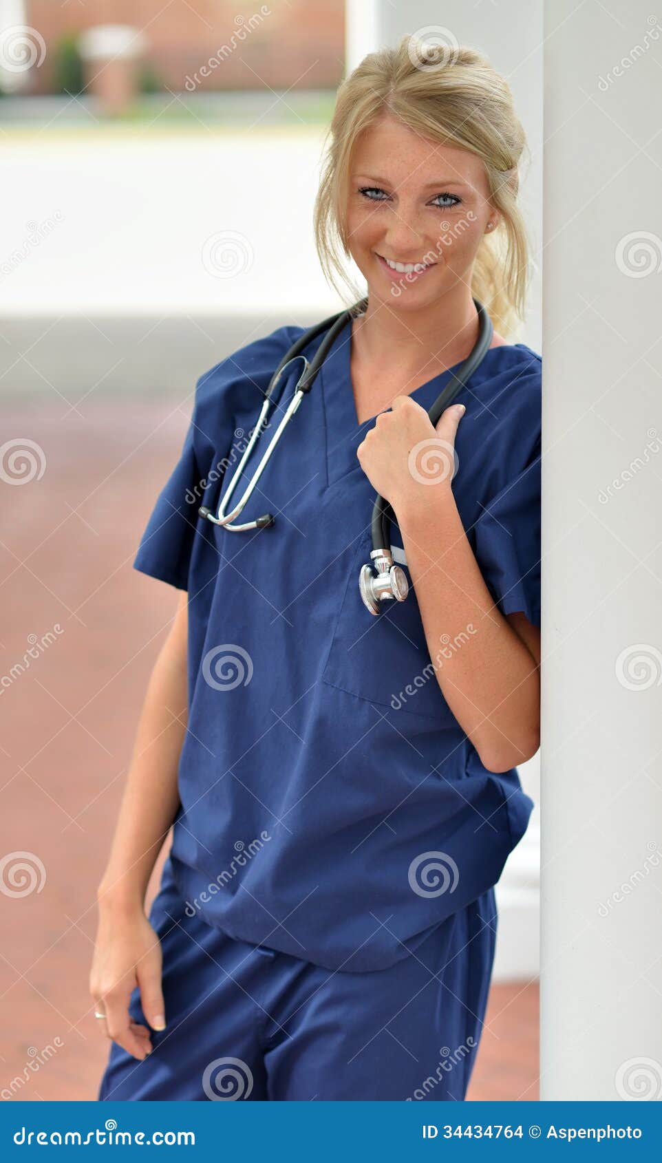 Beautiful Female Healthcare Professional Stock Photo - Image of pretty ...