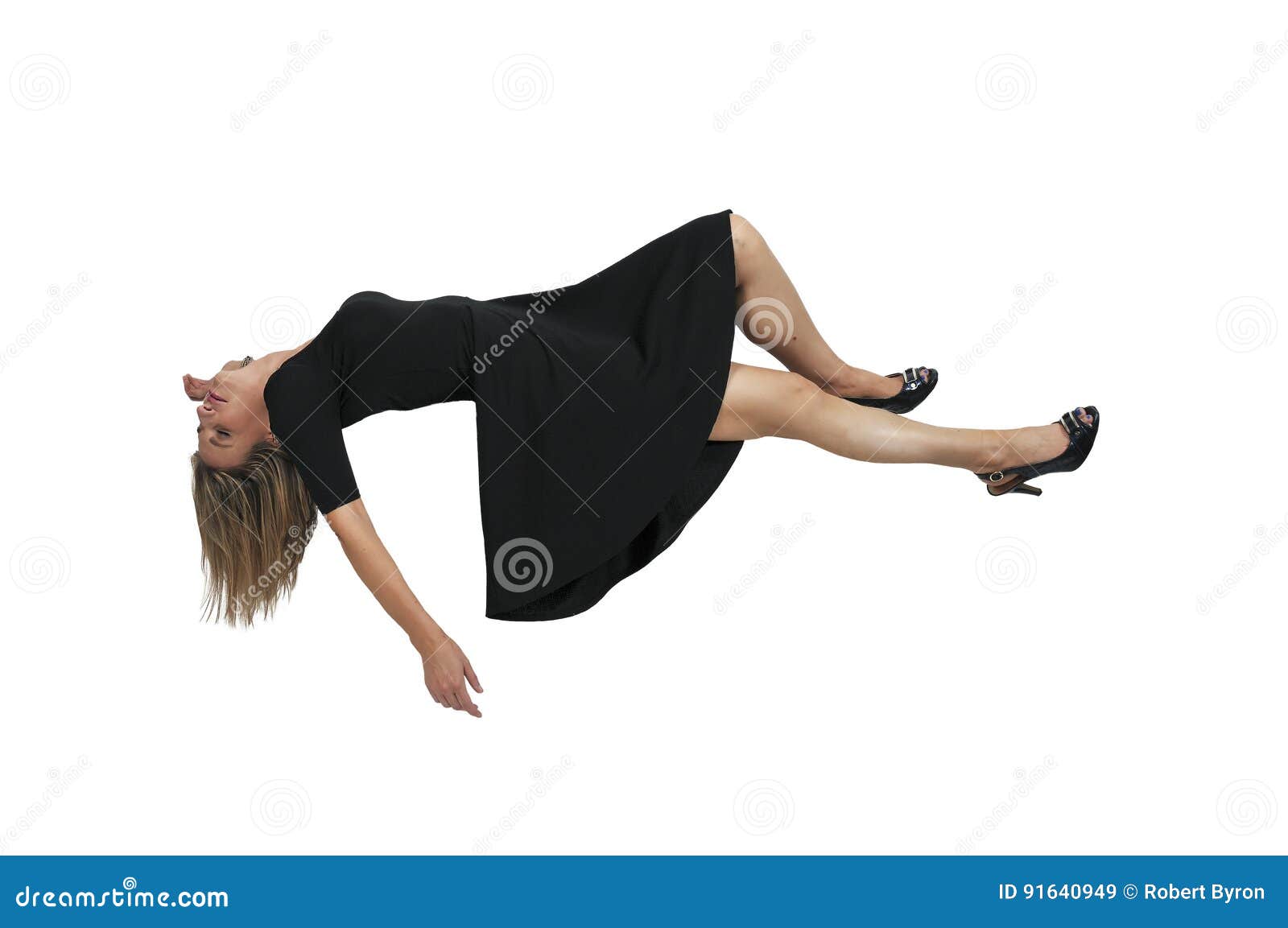 Beautiful Floating woman stock image. Image of relax 91640949