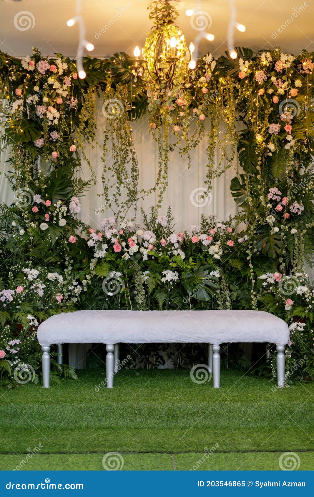 A Beautiful Flora Wedding Decoration Setup Stock Image - Image of garden,  flora: 203546865