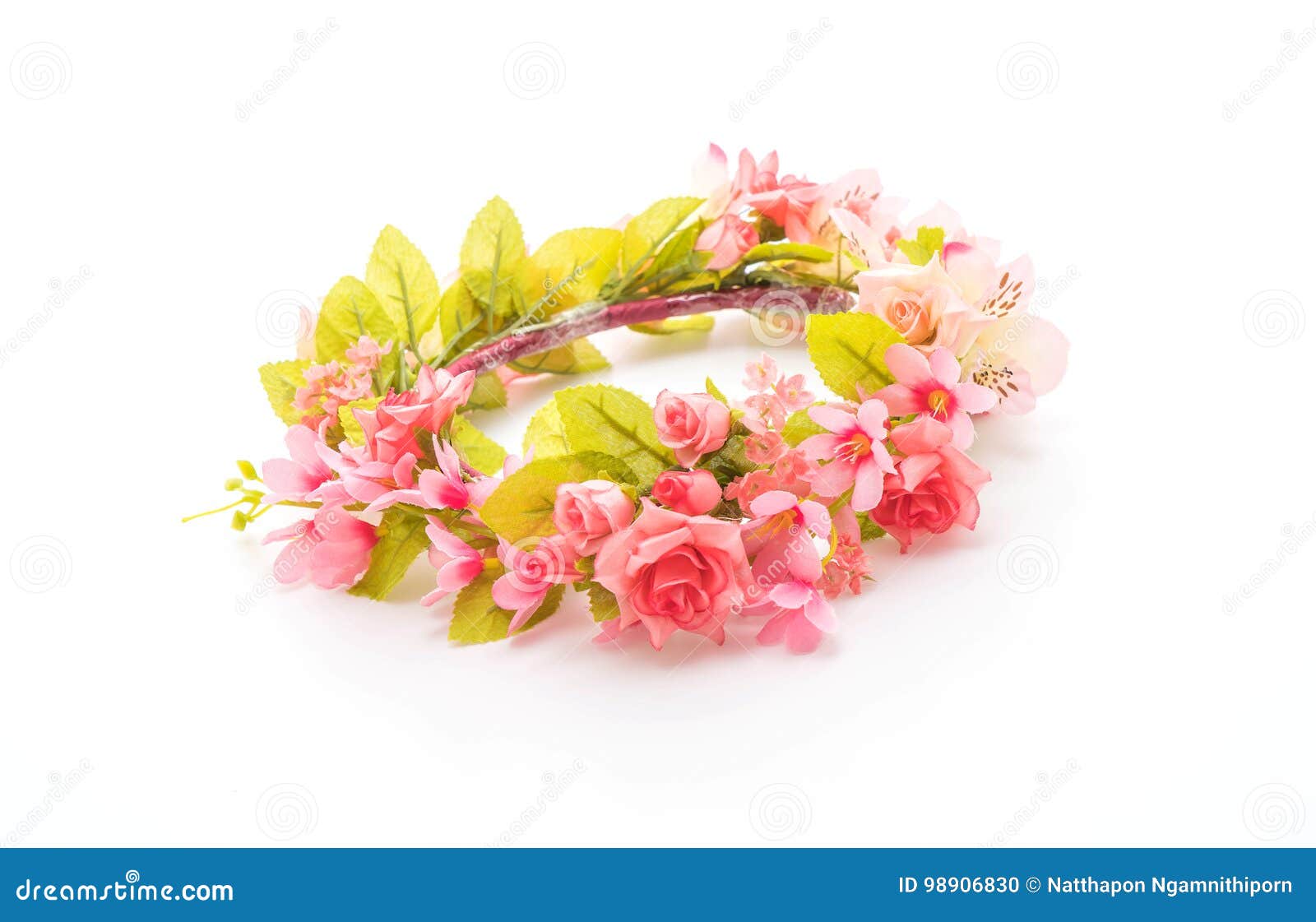 Beautiful flower crown stock photo. Image of circle, fresh 98906830