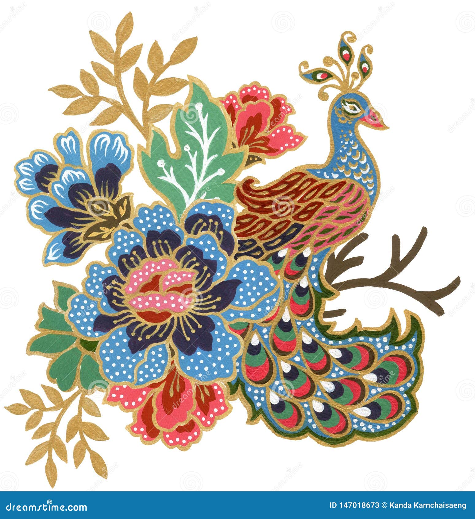 Hand Batiked Peacock Sarongs Hand Batiked Peacock Sarongs