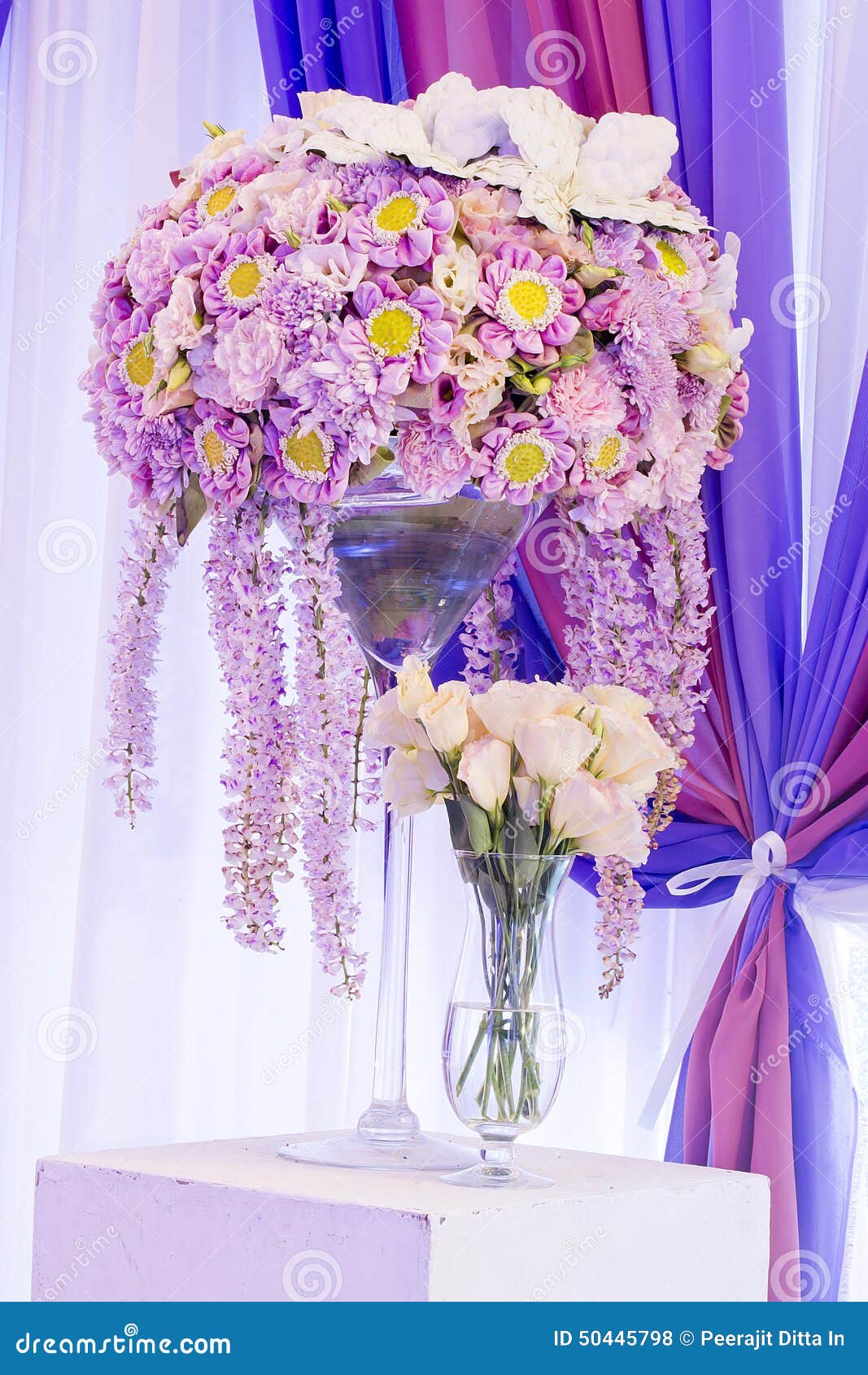 Beautiful Flower Wedding Decoration Stock Photo Image of elegant