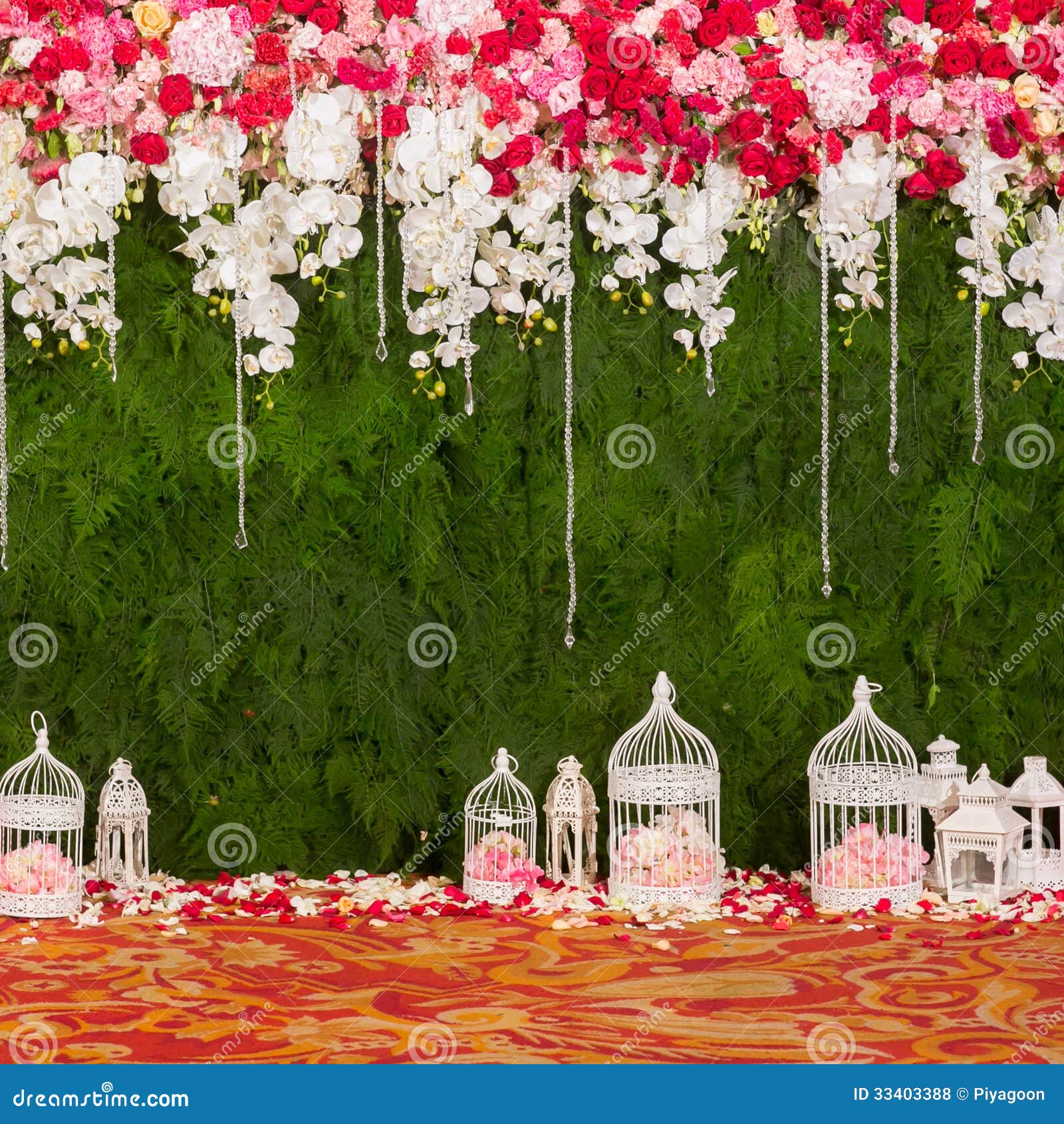 Beautiful Flowers Background for Wedding Stock Photo Image of leaf